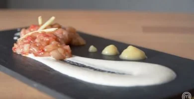 Tartar de carabineros de Pepe Rodríguez (MasterChef) 4 tartar carabineros Pepe Masterchef