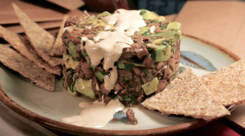 tartar de champiñones